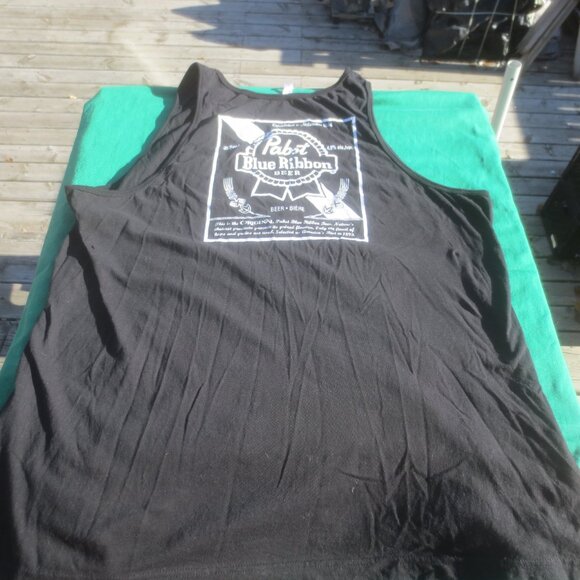 Brand New Pabst Blue Ribbon Beer Black Tank Top - Size 2XL. - Picture 6 of 10